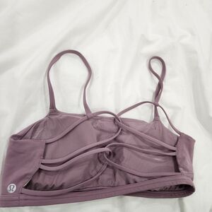 lululemon athletica Mauve Strappy Sports Bra